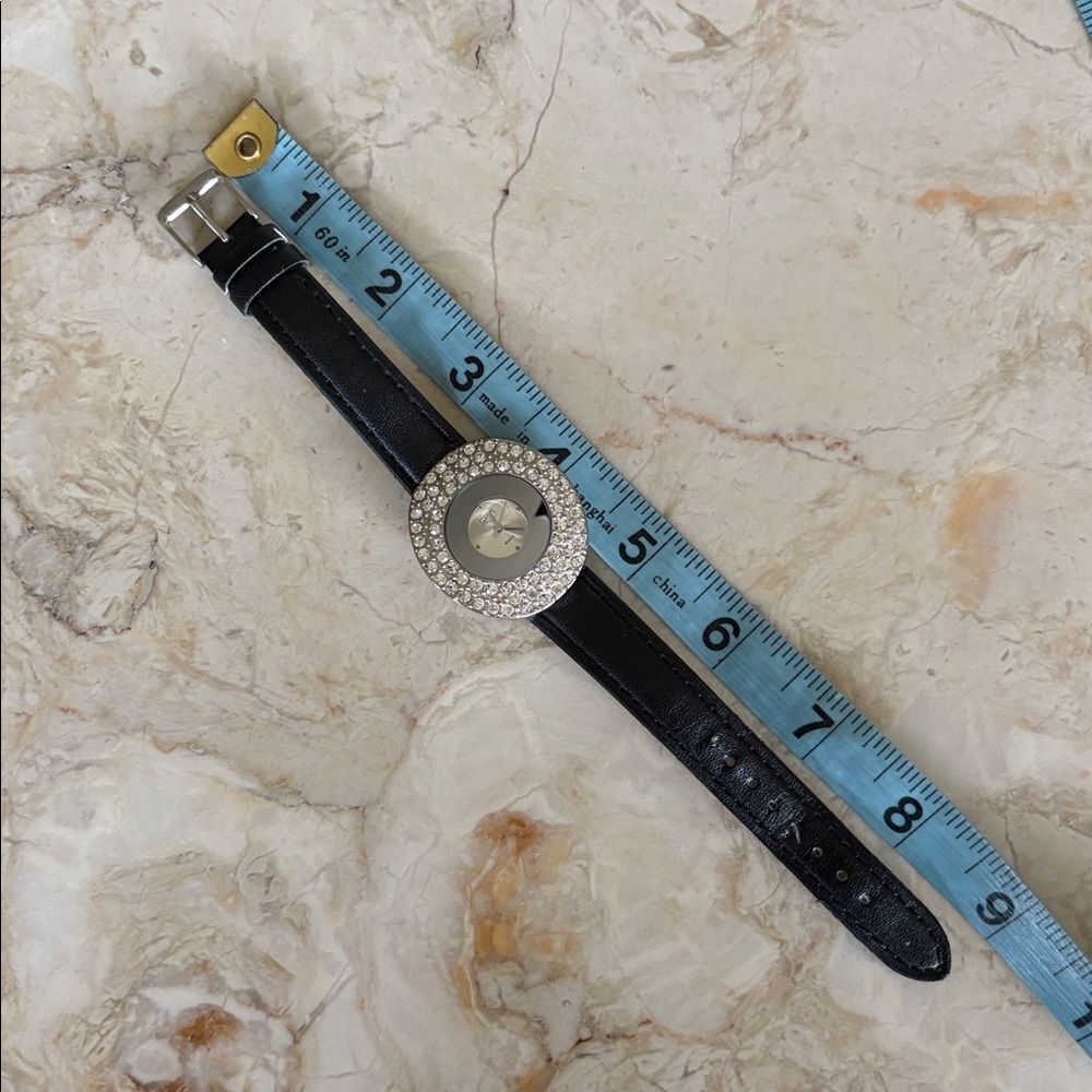 NWOT Eton Wristwatch Oval Dial Crystal Embellished in Box - Picture 8 of 10
